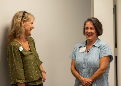 Karen with Director of Senior Visitors Program