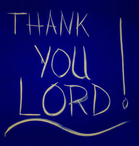 thank you lord sign